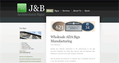 Desktop Screenshot of jbasigns.com