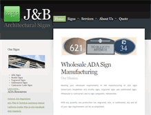 Tablet Screenshot of jbasigns.com